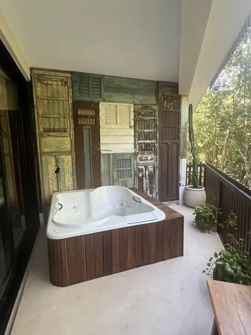 Kataleya Tulum By Zaazil - Spectacular Apartment In The Jungle, Up To 9 People , With Hot Tub And Spa In Luum Zama Meksyk