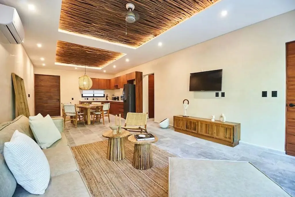 Kataleya Tulum By Zaazil - Spectacular Apartment In The Jungle, Up To 9 People , With Hot Tub And Spa In Luum Zama Meksyk