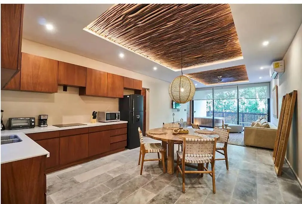 Kataleya Tulum By Zaazil - Spectacular Apartment In The Jungle, Up To 9 People , With Hot Tub And Spa In Luum Zama Meksyk